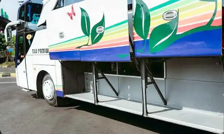Penyimpanan barang di bagasi bus, Sumber: winholiday.co.id